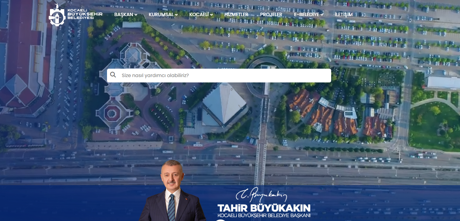 Kocaeli Büyükşehir — dijital iletişim sitesi