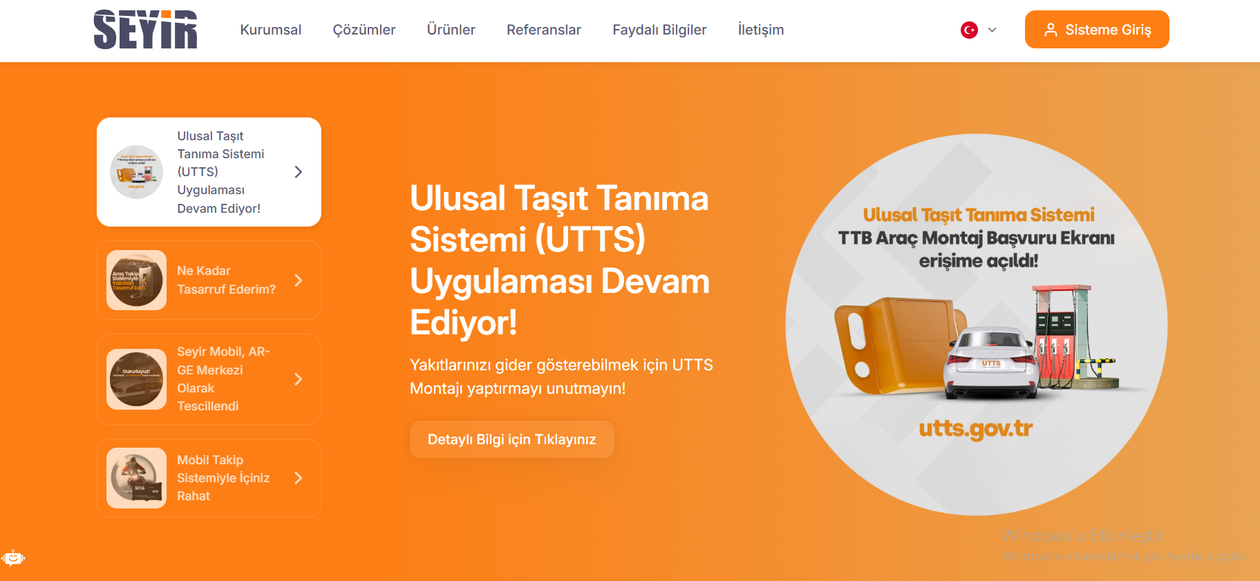 Seyir — kurumsal web sitesi